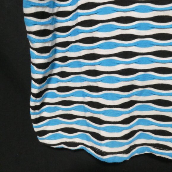 JONES NEW YORK SPORT | medium | Blue - White - Black | Short Sleeve Shirt - Picture 14 of 16